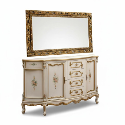 Kredens Design rtv Kredens Sypialnia Szafa Półka Luxury Living Pokój Board