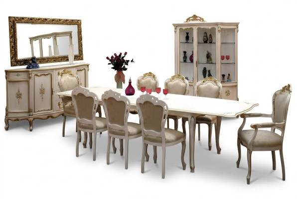 Stół obiadowy Tabela jadalnia Salon stoły Drewno Stoły do ​​jadalni w stylu art deco Antyk Nowość