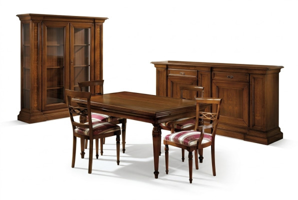 Stół obiadowy Drewno Stoły jadalnia stoły Tabela Design Drewno Luxury Meble Włochy