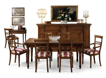 Kredens Klasyczny Salon Drewno Nowoczesne Luksus Włochy Design Komody Meble