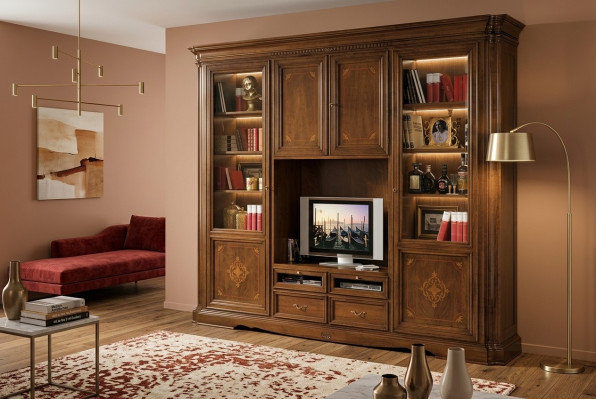 Tv Szafa Szafki Wiszące Półka Drewno Meble do Salonu Nowe Półka ścienna do Salonu