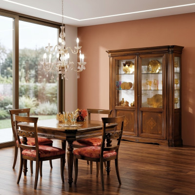Gablota 2-drzwiowa Szafa Witryny Salon Szafki Design Szafa Meble Szkło Nowe
