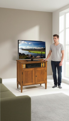 telewizor Półka szafka pod telewizor rtv Solidny Drewno Meble Włoskie półki kredensowe Nowe
