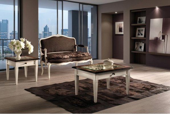 Stoliki do herbaty Stoły luksusowe Drewno stoły Konsole Design Italian Meble Vaccari