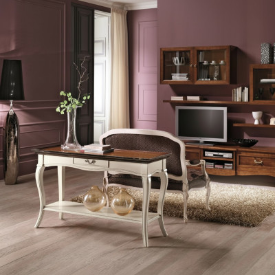 Konsole Stolik nocny Sypialnia Stolik Nowoczesny Design Meble Drewno Biały Nowe