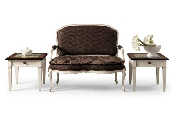 Sofa Couch Design Couch Podkładka Włókienniczy Nowoczesna Dwumiejscowa miejsce do siedzenia Ławka 2 miejsce do siedzenia