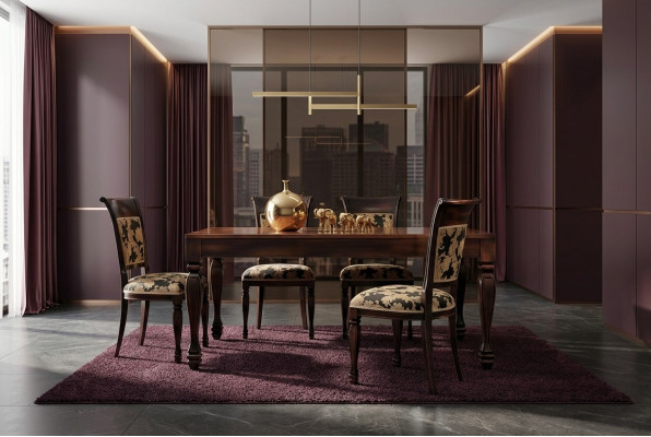 jadalnia Krzesła Luxury Fotel Krzesło Drewno Brown Krzesła Meble do Salonu Nowość