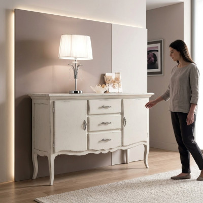 Kredens Luxury Sypialnia Drewno Design Kredens Side Nowy Kredens Szafa Półka