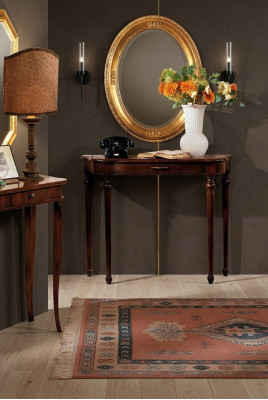 Stół konsolowy Design Meble Style Baroque Drewno Włoski Tabela stoły stolik kawowy