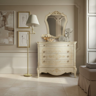 Kredens Luxury Sypialnia Drewno Design Kredens Side Nowa Komody Szafa Półka