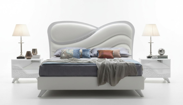 Łóżko Podkładka Design Luksusowe podwójne łóżko hotelowe Sleep Pokój Ramy łóżek Drewno