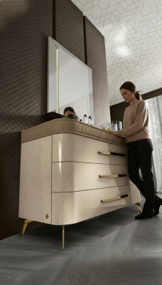 Kredens Kredens Szafa Luxury Komody Szafa Półka Meble Drewniana Szafka Włochy