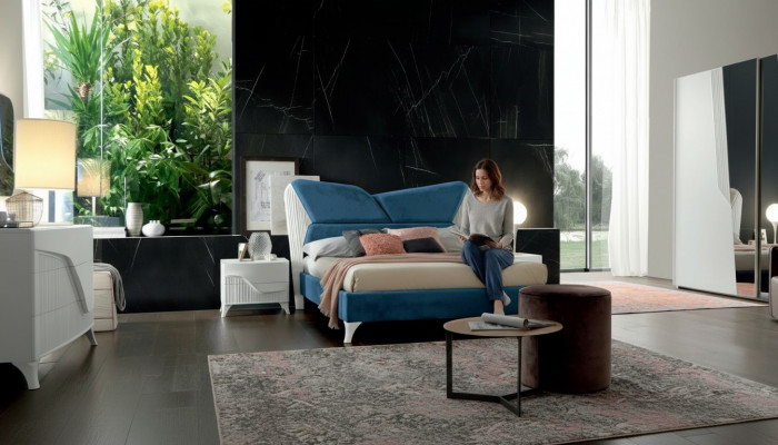 Łóżko Podwójne Łóżko Hotel Łóżko Nowoczesna Rama Łóżka Luksusowy Design Rama Łóżka Drewno Nowość