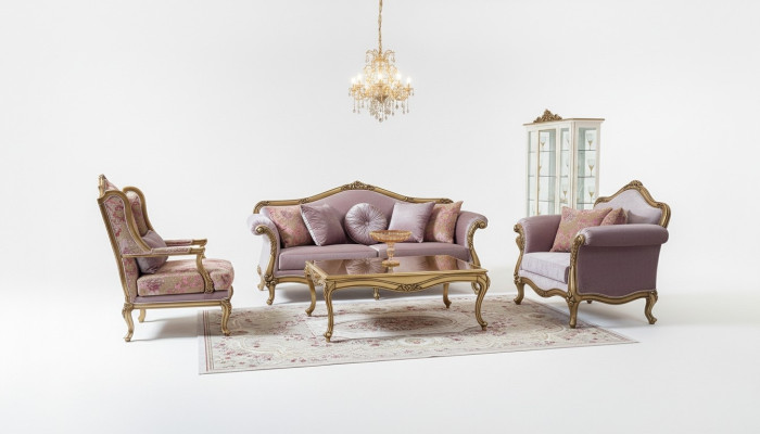 Zestaw sofowy 3+2+1 stolik kawowy miejsce do siedzenia Podkładka Sofa Żywy krajobraz Sofas