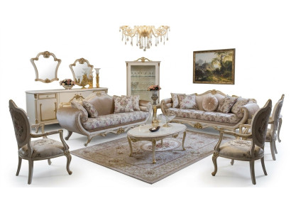 Zestaw sofowy Sofa Kanapa stolik kawowy Fotel Zestaw sof Materiał 311 Ustawić 5-częściowy.