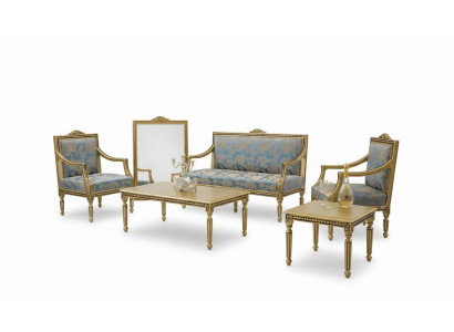 Zestaw sofowy 2+1+1 miejsce do siedzenia stolik kawowy Stolik Sofa Fotel Zestaw 5-częściowy.