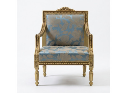 Fotel Podkładka Krzesła Gold Material Luxury Design Krzesło Jednomiejscowe Classic