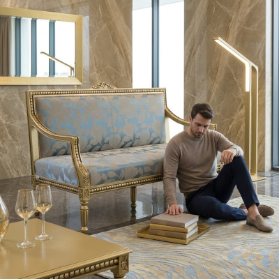 Dwuosobowa Sofa Klasyczna Sofa Podkładka Meble Włoskie Meble Sofy Kanapy