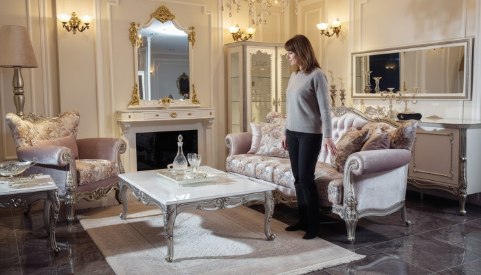 Luksusowy Zestaw Ustaw 3szt. Zestaw sofowy 3+1 miejsce do siedzenia, stolik kawowy Sofa Fotel