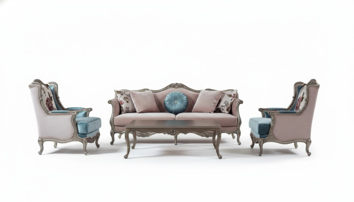 Zestaw sofowy sofa luksusowe sofy Fotel 3+1+1 miejsce do siedzenia stolik kawowy zestaw 4 sztuki