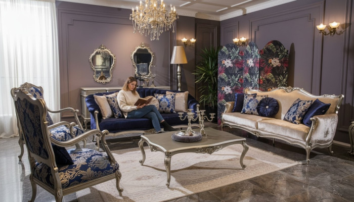 Kompletny zestaw Zestaw sofowy 3+2+1 Siedziba sofy stolik kawowy designerska sofa 4 sztuki
