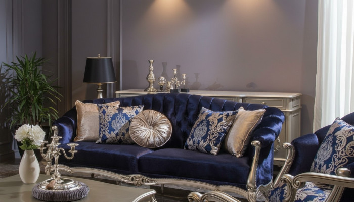 Podkładka Designer Meble Sofa trzyosobowa 3 miejsce do siedzenia Sofy Włókiennicze Kanapy Nowe