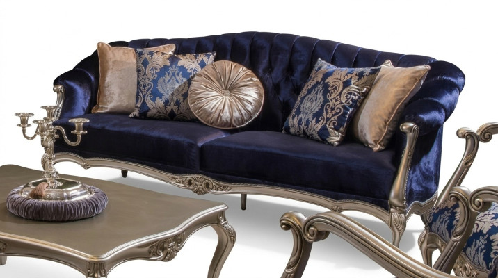 Podkładka Designer Meble Sofa trzyosobowa 3 miejsce do siedzenia Sofy Włókiennicze Kanapy Nowe