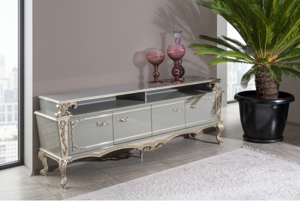 Kredens Luksusowy Półka Drewno Kredens Szafki Do Salonu Design