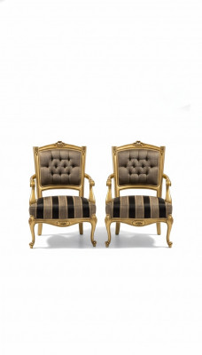 Fotel Meble Krzesła Art Deco Design Włókienniczy Pokój Dzienny Fotel Design Nowość