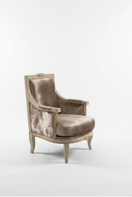 Fotel Art Deco Relaks Materiał Lounge Włókienniczy miejsce siedzące Luksusowe Siedziba Poliester