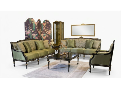 Zestaw sofowy 3+3+1 miejsce do siedzenia stolik kawowy Sofa Fotel Sofy Meble Zestaw 4szt
