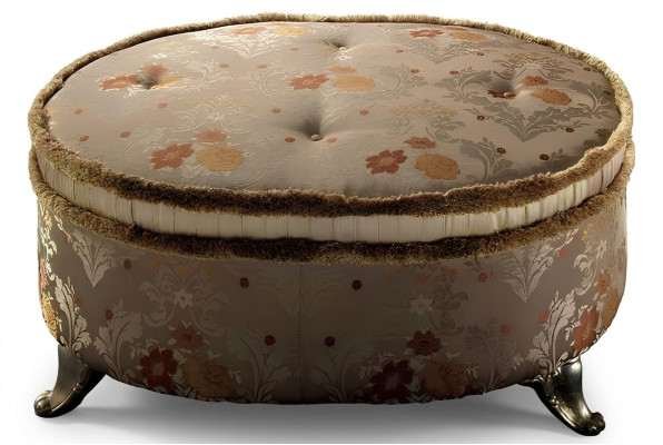 Tabela owalna Chesterfield Podkładka Stołek Podnóżek Ottoman Sofa Boczna Okrągłe