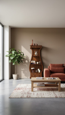 Gabloty Design Półka Jednostka ścienna Ściana Półka Drewno Gablota Meble Szafki