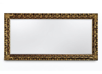 Lustro Italian Classic Designer Meble połysk Drewno ścienne Gold New xxl