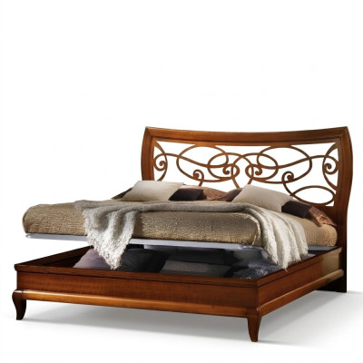 Łóżko Luxury Sypialnia Podwójne łóżko Drewno Podkładka łóżka Double Bed Frame Modern