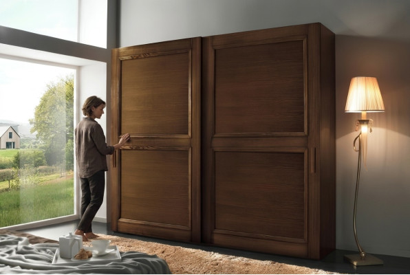 Szafa Szafki Sukienki Szafa Luksusowe Drzwi Przesuwne Design Drewno Modern