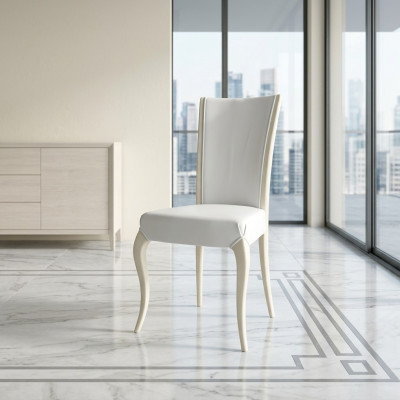 Krzesło do jadalni Krzesło Krzesło tapicerowane Fotel Krzesła Drewno Modern Design miejsce do siedzenia Nowość