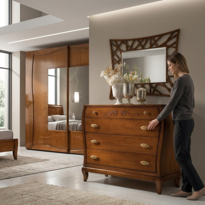 Design Kredens Szafa Luxury Drewno Komody Szafa Półka konsola Meble Kredens