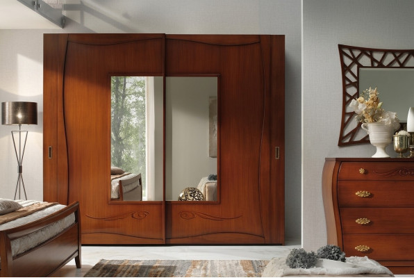 Szafa Szafki Sukienki Szafa Luksusowe Drzwi Przesuwne Design Drewno Modern