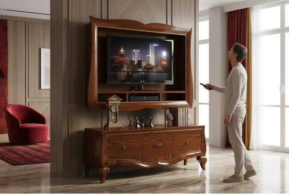 Szafka niska rtv Szafa Kredens Szafa tv Drewno Classic Kredens Design Nowość