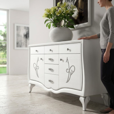 Komoda Kredens Komody Designerska Luksusowa Szafki Drewno Kredens Nowoczesna Nowość