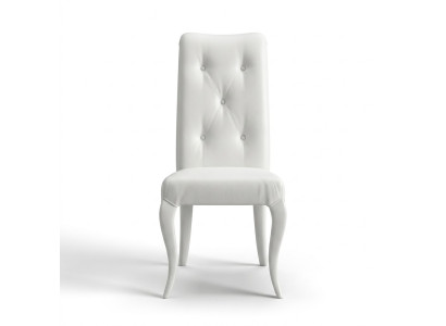 Krzesło do jadalni Krzesło jadalnia Modern Krzesła Drewno Design Ess Biały Siedziba Fotel