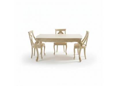 Stół obiadowy Rozkładany Klasyczny Design Tabela Włoskie Meble stoły Drewno Dining