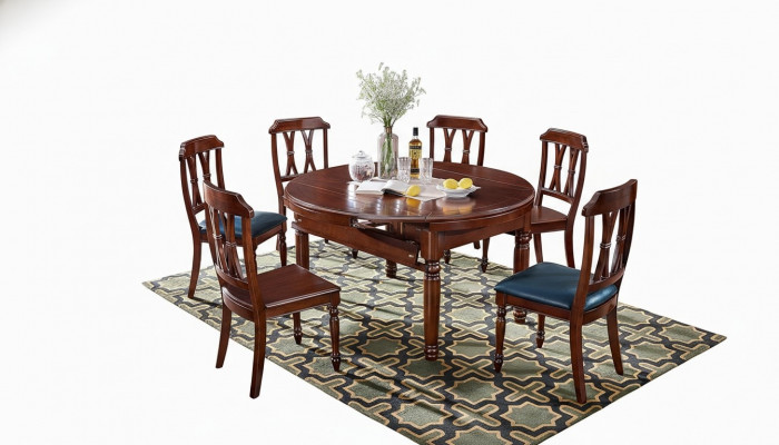 Stół obiadowy Design Meble Meble Stół przesuwny stoły Solidne drewno Tabela