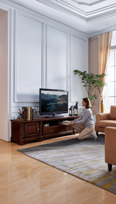 Szafka niska rtv salon tv Drewno Meble Szafa Classic