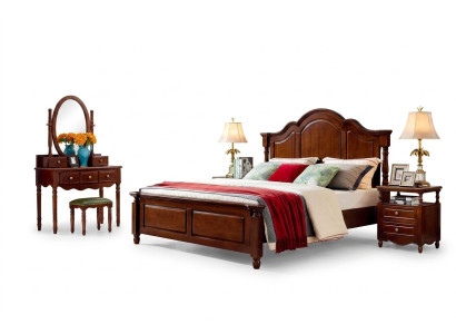 Łóżko Design Luxury Meble 2x Szafki nocne 3-częściowe. Zestaw Sypialni
