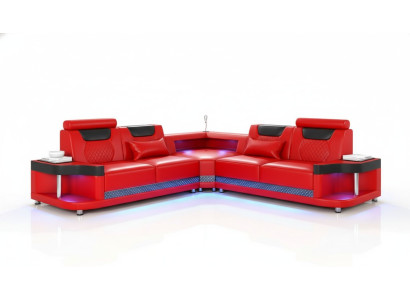 Design Esk Narożnikowa kanapa Sofy Nowoczesne Sofy Skórzane Kanapa Żywy krajobraz Sofa Nowość
