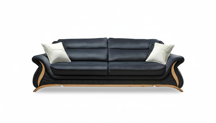 Sofa Kanapa Podkładka 3 miejsce siedzenia sztuczna skóra Sofy Kanapy Siedziba Obcios Design