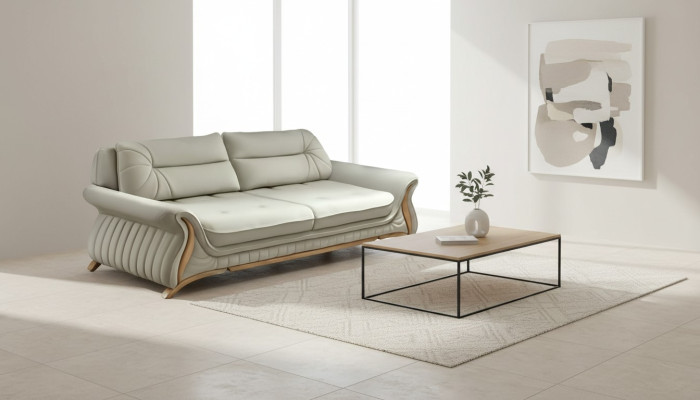 Designerskie Kanapy Podkładka Sofa Sofy 3 miejsce do siedzenia trzyosobowe sztuczna skóra salon