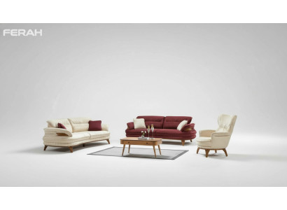 Grupa Zestaw sofowy 3+3+1 miejsce do siedzenia Luksusowa Sofa Fotel Sofy Zestaw materiałów